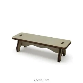 MN35 Minyatür Sehpa Ahşap Boyanabilir Obje